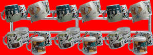 Enlarge 24 Cup/Mug Hanging Rack