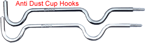 two cup hooks