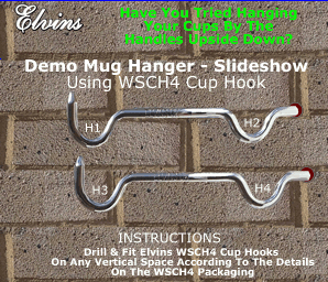 brick wall mug hanger demo
