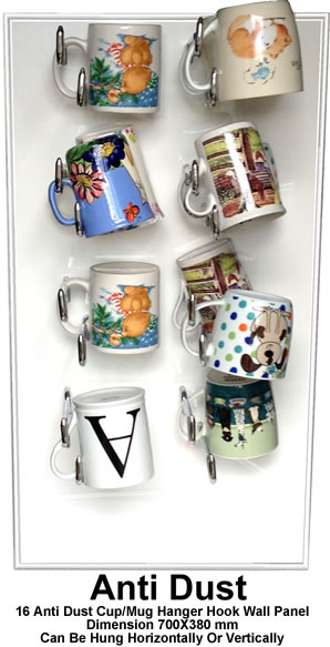 mug hanger wall panel