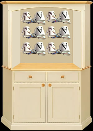 2 door 2 drawer cupboard