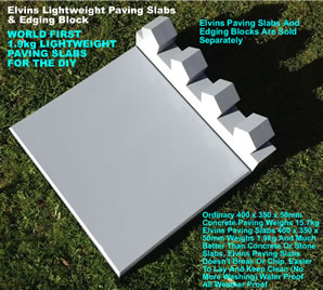 lightweight paving & edging block