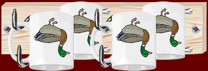 View Large Image Wooden Cup Rack